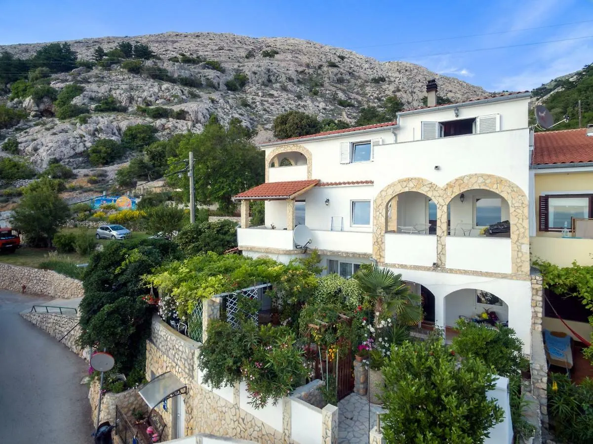 Apartmán Mirta Stara Baška Chorvatsko