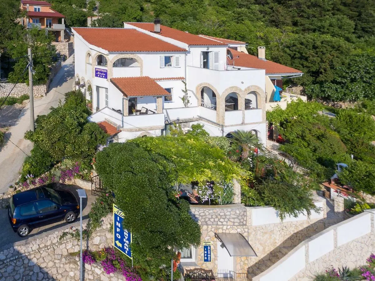 Apartmán Mirta Stara Baška 0*,  Chorvatsko